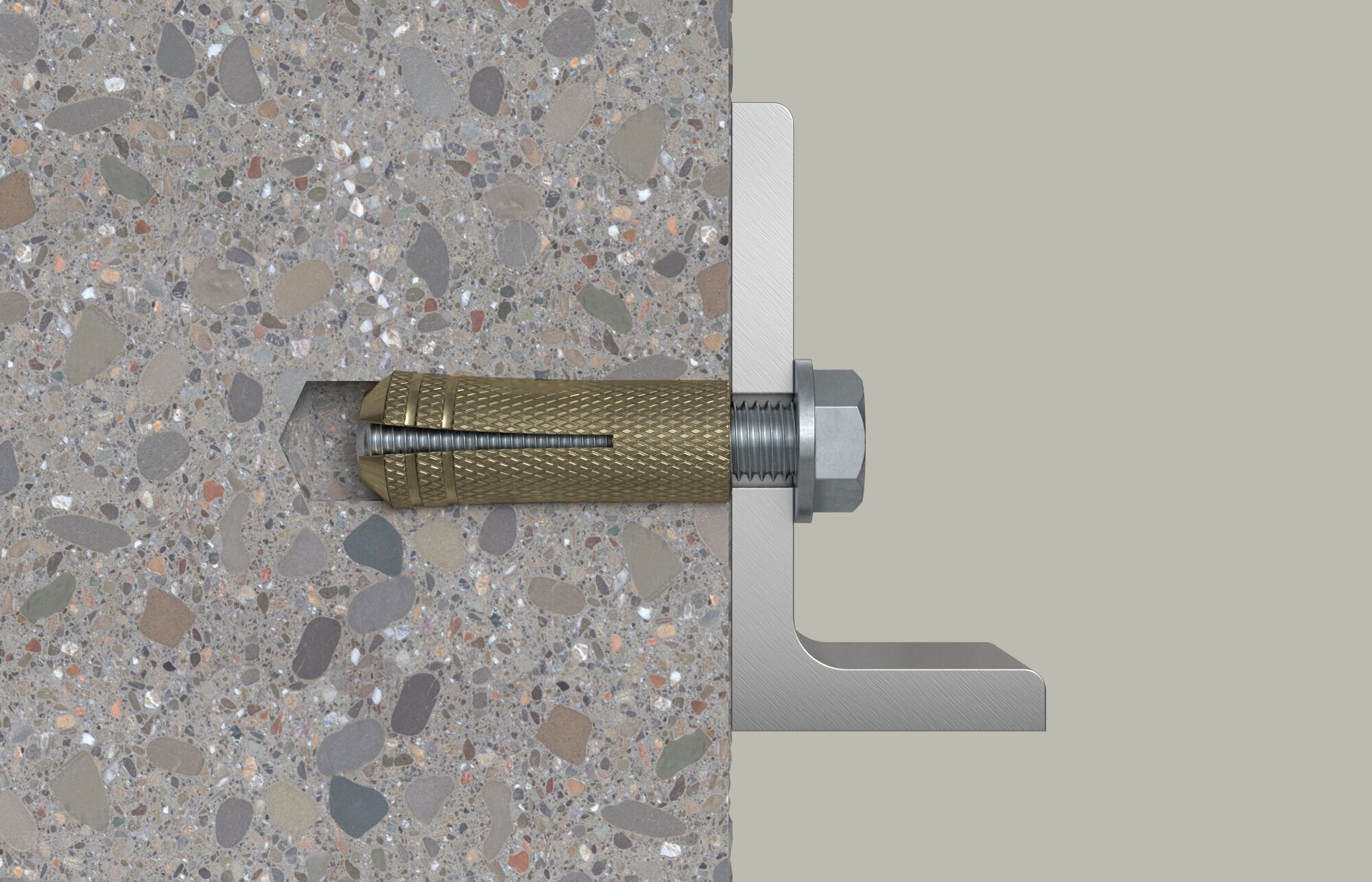 fischer Brass fixing MS 12 x 37